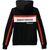 Harley-Davidson Women'S Rally Stripe Zip Front Hoodie, Colorblock-Design-Black Beauty | 99094-22VW