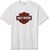 Harley-Davidson Men'S Bar & Shield Tee, White | 99080-24VM
