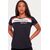 Harley-Davidson Women'S Accelerate Stripe Knit Top, Colorblock-Design-Black Beauty | 99101-22VW