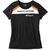 Harley-Davidson Women'S Accelerate Stripe Knit Top, Colorblock-Design-Black Beauty | 99101-22VW