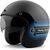 Harley-Davidson Retro Tank Stripe Ii サン・シールド X14 3/4 ヘルメット, Gloss black | 97143-23EX
