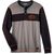Harley-Davidson Henley-Knit, Colorblock-Design-Harley Black | 99175-24VM