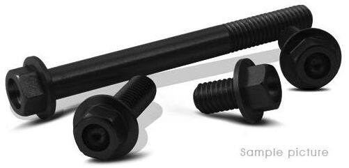 Valtermoto / バルターモト フランジヘッドボルト Ø12 M6 L45 ブラック | VMC036 45 S 00