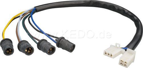 Kedo Tachometer Replica Wiring Loom without Bulbs (Glass Socket, Spare Bulbs see Item 40052 and 40058) | 41764