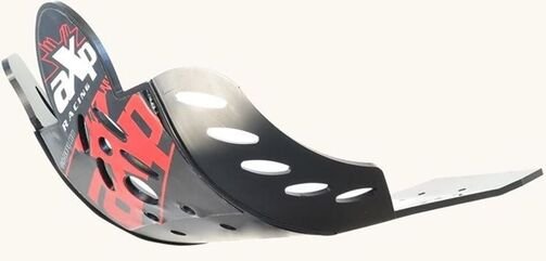 AXP-Racing Skid Plate PHD 6mm - Black/Red Sticker | AX1284