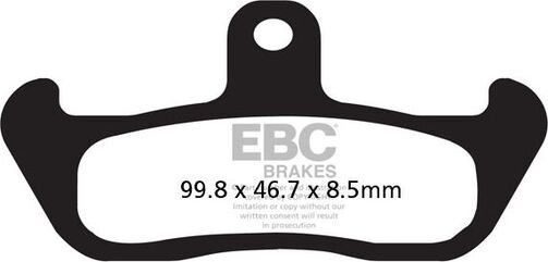 EBCブレーキ UK製ケブラー オーガニックFAシリーズ ブレーキパッド フロント左側用 | FA134
