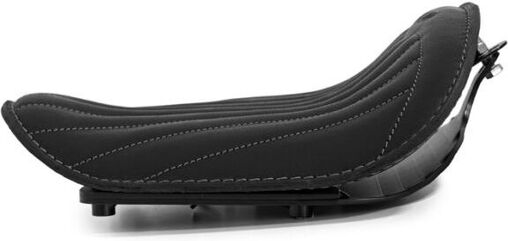 Ends Cuoio / エンズクオイオ バッグ Dyna Low（ダイナロー） Trapuntata - ブラックレザー - グレーステッチ | DLT.N.CTGR