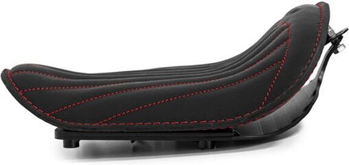 Ends Cuoio / エンズクオイオ バッグ Dyna Low（ダイナロー） Trapuntata - ブラックレザー - レッドステッチ | DLT.N.CTR