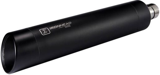 IXIL / イクシル Slip On Exhaust (Right Muffler) - Ironhead Round Black | HD 1018 SB