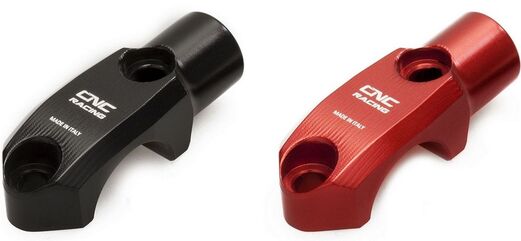 CNC Racing / シーエヌシーレーシング Brembo Master シリンダークランプ + ミラーマウント スレッド M8 右側, レッド | CV012R