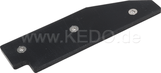 Kedo Chain Protector Milled / Drilled, Black nylon spacer bolts. | 23300