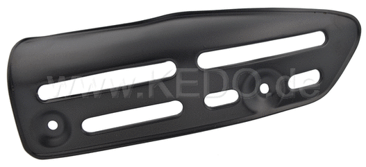 Kedo Replica Heat Shield for Silencer, long / top, black OEM reference # 1T1-14718-00 | 92043RP