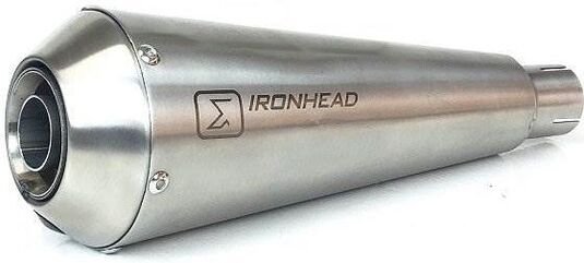 IXIL / イクシル Slip On Exhaust (Right Muffler) - Ironhead Conical Matt Inox | OT 460 SS