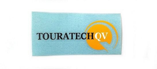 TOURATECH(ツラーテック):ステッカー QV　スモール　100x40mm
