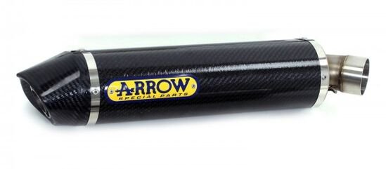 Arrow / アローストリートインディレースアルミニウムダークサイレンサー、カービーエンドキャップ、エンドキャップカーボン、ECEホモログ、DBキラーが含まれています | 71914AKN