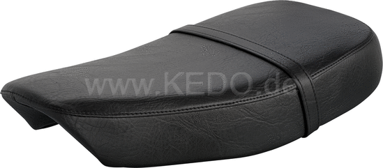 Kedo Seat 'Sporty', black cover, ready-to-mount, including rear bracket 27153, length 55cm, incl passenger seat strap. | 40802
