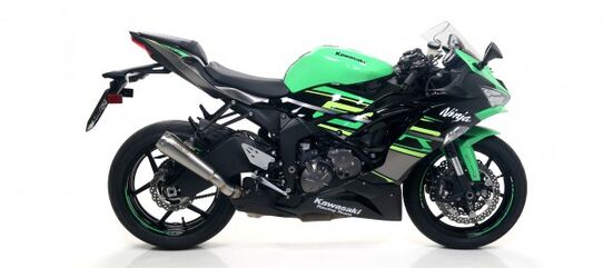 ARROW / アロー KAWASAKI ZX-6R 636 '19 eマーク認証 PRO RACE ニクロム サイレンサー ウェルデッドリンクパイプ付 | 71898PRI