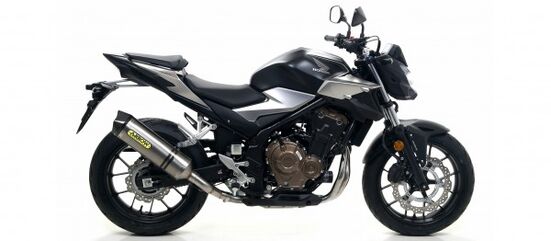 ARROW / アロー HONDA CB 500F '19 eマーク認証 RACE-TECH アルミサイレンサー カーボンエンドキャップ付 ARROWリンクパイプ用 | 71901AK