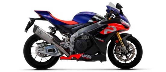 Arrow / アロー APRILIA RSV4 1100 FACTORY チタニウムリンクパイプ+チタニウム PISTA サイレンサー カーボンエンドキャップ DB KILLER付属 | 71004PT