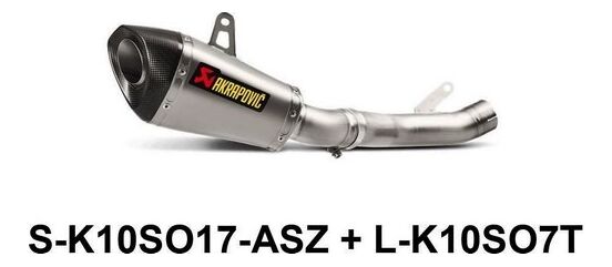 Akrapovic /アクラポビッチ オプショナル リンクパイプ (チタン) Kawasaki Ninja ZX-10R (2004-2018) | L-K10SO7T