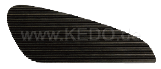 Kedo Classic' tank pad, black, 1 pair (double-sided adhesive tape required), size approx. 25.5 cm x 9,7cm | 40171
