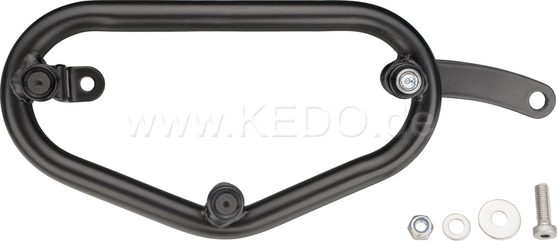 Kedo Luggage Bag Rack with SLC Quick Release System, RH, suitable for E.G. LegendGear side bags, black coated, hand-made by KEDO | 60099