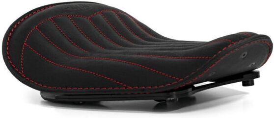Ends Cuoio / エンズクオイオ バッグ Dyna Low（ダイナロー） Trapuntata - ブラックレザー - レッドステッチ | DLT.N.CTR