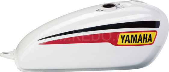 Kedo JvB-moto 'B track' Fuel Tank Decal, black / red / yellow, 1 pair (top-coatable) | 22663