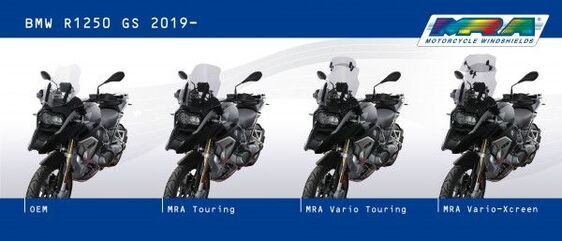 MRA / エムアールエーR1250GS /ADVENTURE - Touring windshield "TM" 2019- | 4025066165773