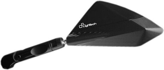 LighTech / ライテック Aluminium Mirror - Left Side, Color: Matt Black | SPEAL014SXNER
