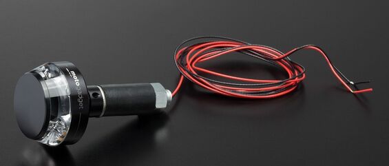 ABM / エービーエム LED indicator 'm-Blaze Disc', left-hand side, カラー: ブラック | 101115-F15