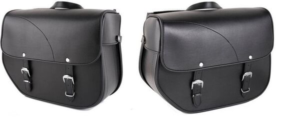 CustomAcces / カスタムアクセス Sant Louis Pair Of Saddlebags, Black | APS001N