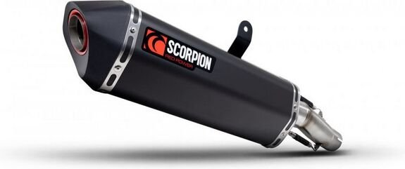 Scorpion Mufflers Serket Parallel Slip-on Black Ceramic Coated Sleeve. Fits with panniers | RTR92BCER
