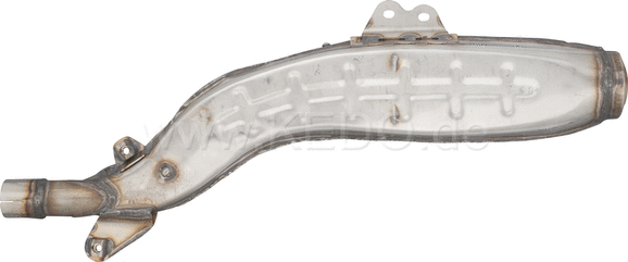 Kedo Replica Silencer, Stainless Steel, Not Treated, with mounting spots for Heat Shields (OEM Shape, Heat Shields not included) | 29171R