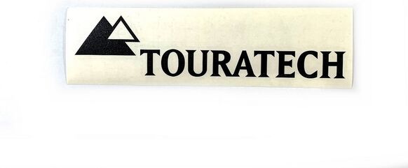 TOURATECH / ツアラテック ステッカー （ブラック） 20cm | 01-100-0091-0