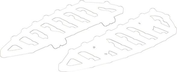 Arlen Ness / アレンネス MX Billet フロアボード チタン | 410-013