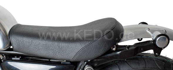 Kedo solo seat, ready-to-mount, black. | 22527