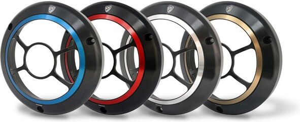 CNC Racing / シーエヌシーレーシング Headlight cover MV Agusta Superveloce 800 - Bicolor, Black/Red | PRF01BR