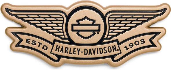 Harley-Davidson Medallion,Bar & Shield,Gold Wi | 14101835