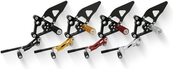CNC Racing / シーエヌシーレーシング Adjustable rear sets Ducati 848 1098 1198 | PE210
