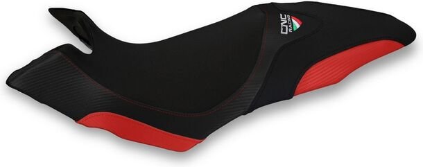 CNC Racing / シーエヌシーレーシング Seat cover MV Agusta Dragster, Black/Red | SLM05BR