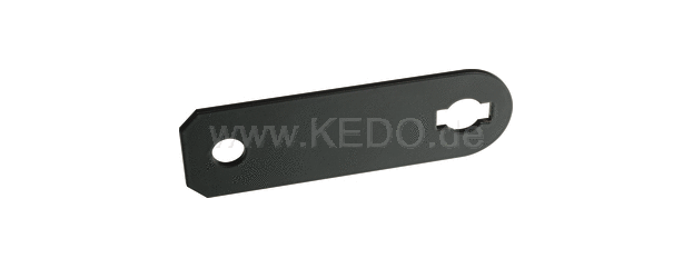 Kedo Replica horn bracket, stainless steel, black powder coated, suitable for horns with rubber bearing (see items 41549 (6V) respectively 41253/41013/41080 (12V).) | 50584