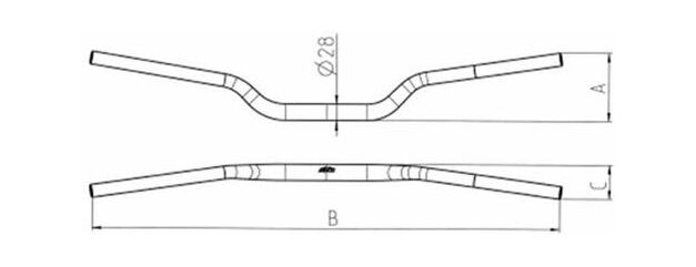 HUSQVARNA Renthal Twinwall handlebar | 2510290100068