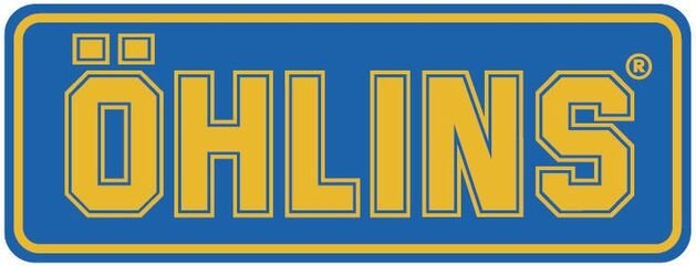 OHLINS / オーリンズ sticker blue/yellow medium, 210x79mm | 11221-01