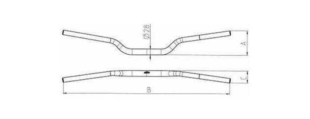HUSQVARNA ProTaper handlebar | 26202901000