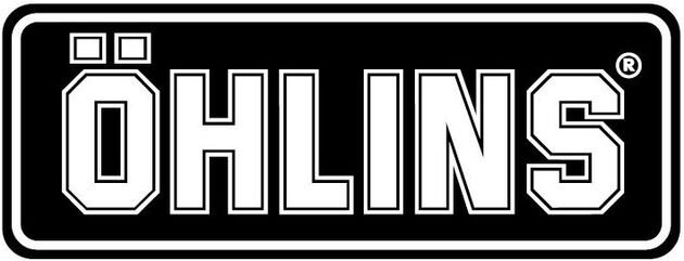 OHLINS / オーリンズ Sticker black/white, 74x28 mm | 01196-01