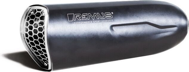 Remus / レムス スリップオン NXT (サイレンサー), ステンレススチール ブラック, incl. ECE type approval | 94782 100565