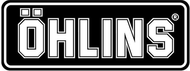 OHLINS / オーリンズ Sticker black/white medium, 210x79mm | 11221-02