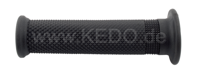 Kedo Handlebar Grip 'Karat midi', black, 1 pair, length 135mm, d = 22 / 25mm, Ccosed ends, suitable for 22mm handlebars | 22101B