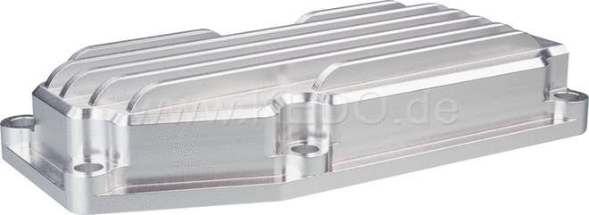 Kedo ViRace' Oil Sump, milled aluminum, heavy-duty anodized, improved heat dissipation thanks to cooling fins, high-strength thread | 50262